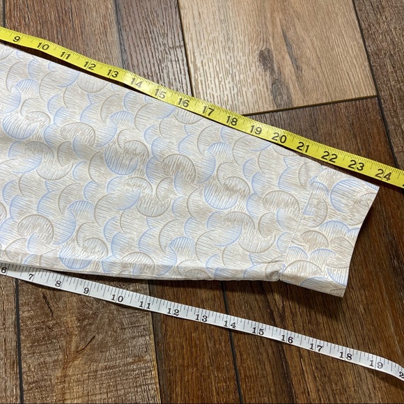 Chico's V Neck Button Down Blouse Size 3 - Picture 9 of 11